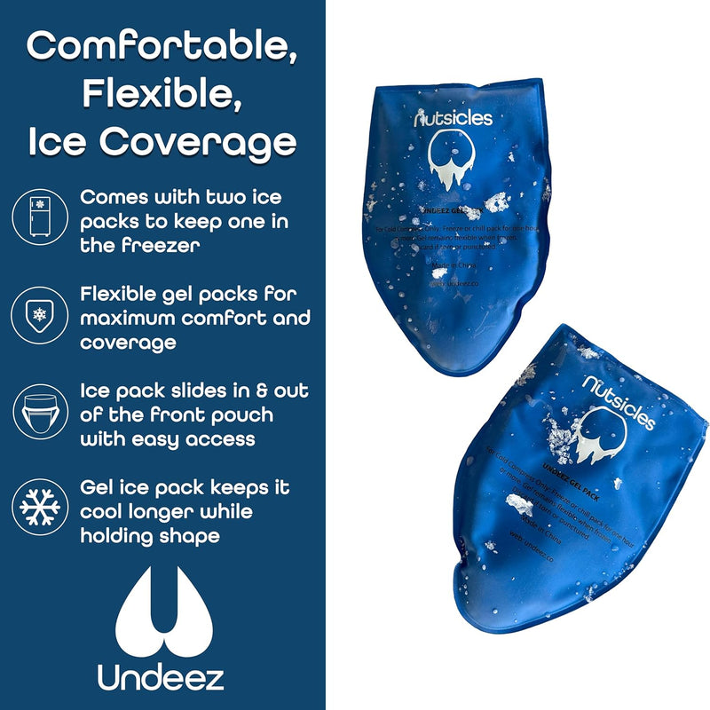 Nutsicle Vasectomy (2) Ice Pack Underwear Inserts