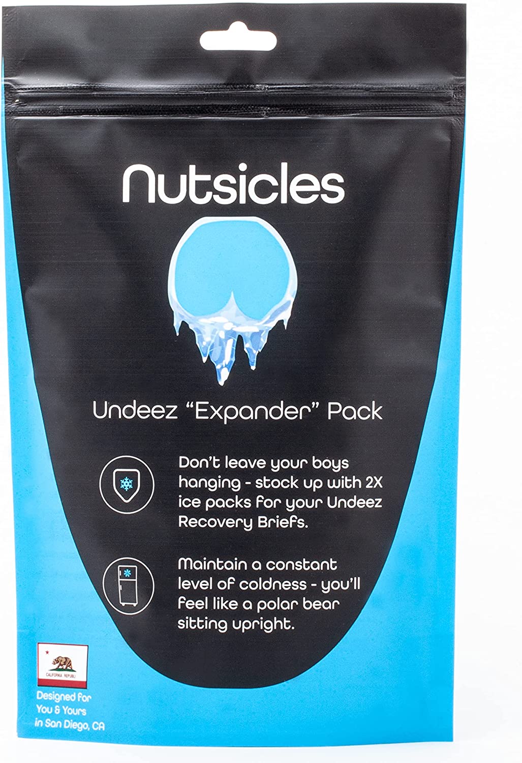 Nutsicle Vasectomy (2) Ice Pack Underwear Inserts – Undeez